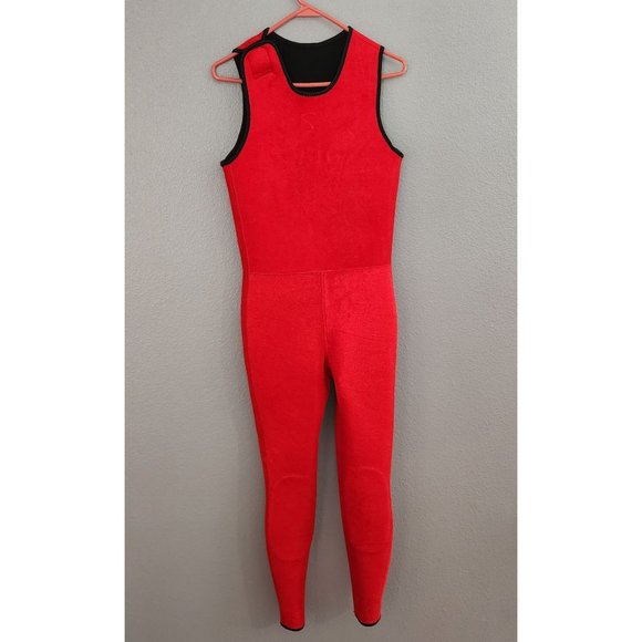 Fathom Womens Wetsuit Black & Yellow Sealflex Size Small Padded Knees - Picture 12 of 12